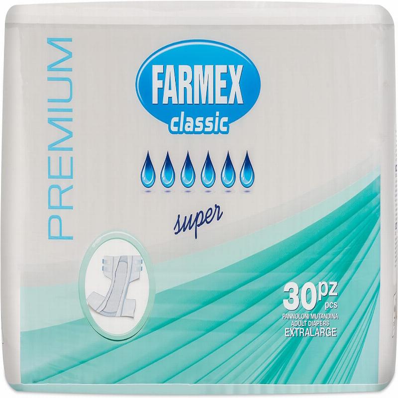 Підгузки для дорослих FARMEX Premium Classic SUPER - розмір XL
